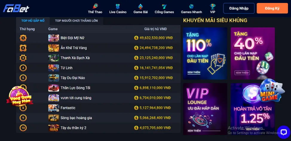 Điền thông tin cá nhân đăng ký 97win97